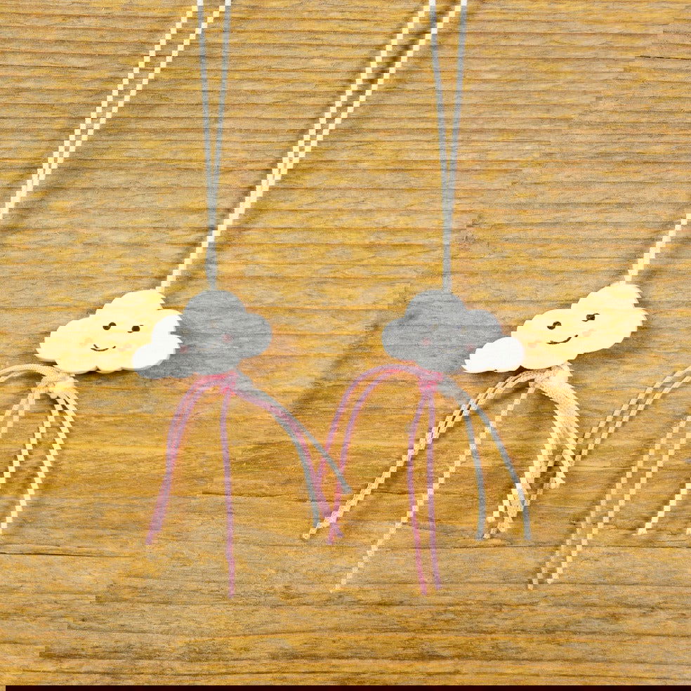 Gelukshanger Babywolk Roze - Kadopapier.net