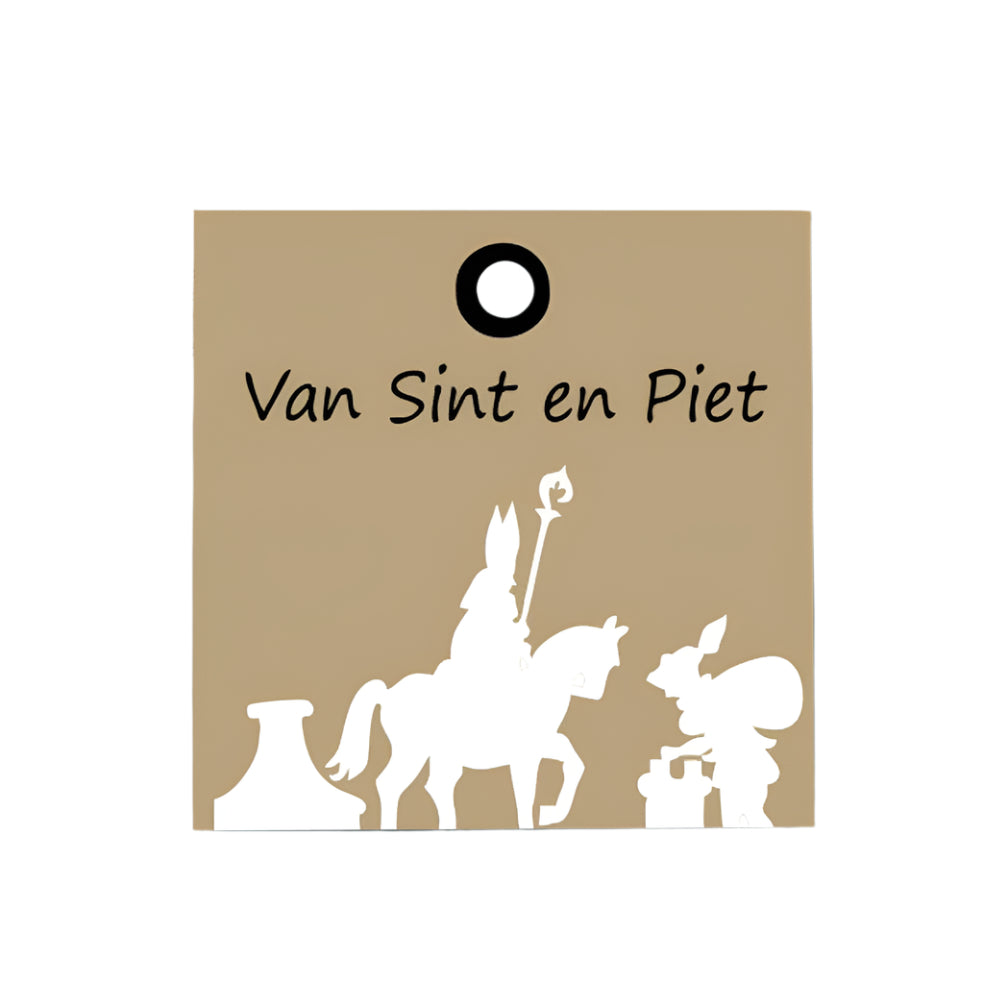 Kadokaartje Van Sint en Piet - Kadopapier.net