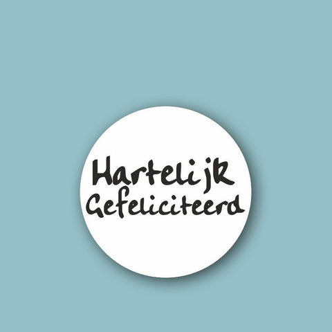 Old School etiket Hartelijk Gefeliciteerd - Kadopapier.net Old School etiket Hartelijk Gefeliciteerd - Kadopapier.net