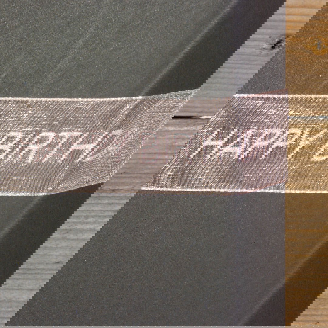 Organzalint Happy birthday Ivoor - Kadopapier.net