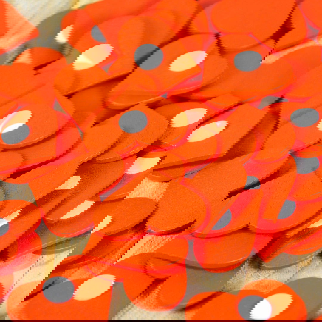 Plakdeco Groot Hart rood - Kadopapier.net