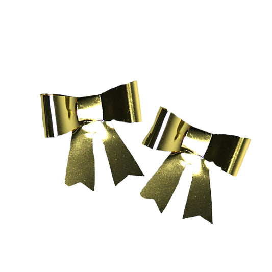 Plakdeco Vlinderstrikje Goud - Kadopapier.net