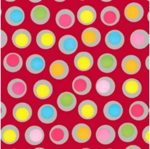 Cadeaupapierrol Rood Sterren - 43 Cm X 15 M Recyclebaar Inpakpapier