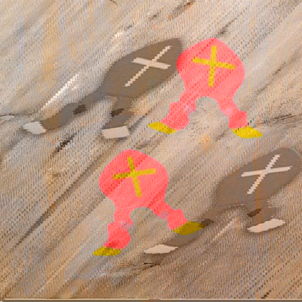 Sintdeco Mijter Rood - Kadopapier.net