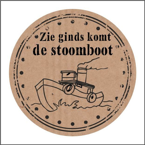 Sint Wensetiket Kraft Zie ginds... – 35mm / 500 Stuks Sint Wensetiket Kraft Zie ginds... – 35mm / 500 Stuks
