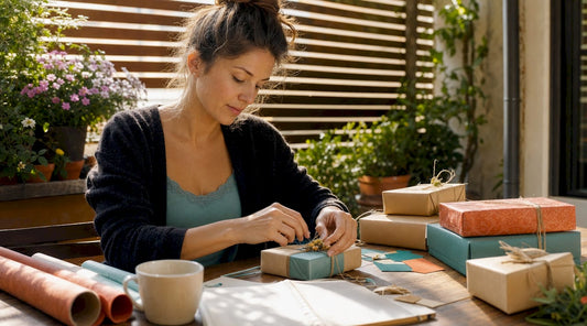 Thuis neemt een vrouw het voortouw in het plannen van de cadeaus.