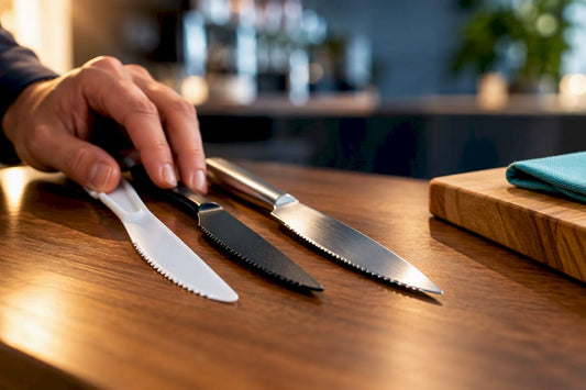 Anonieme mesranden voor het kiezen van materiaal