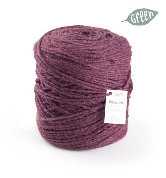 Thick jute rope burgundy for creative projects and decoration