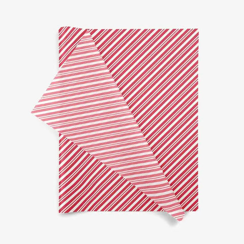 Vloeipapier peppermint stripes – Wit met rode strepen – 50 x 75 cm  200 vellen
