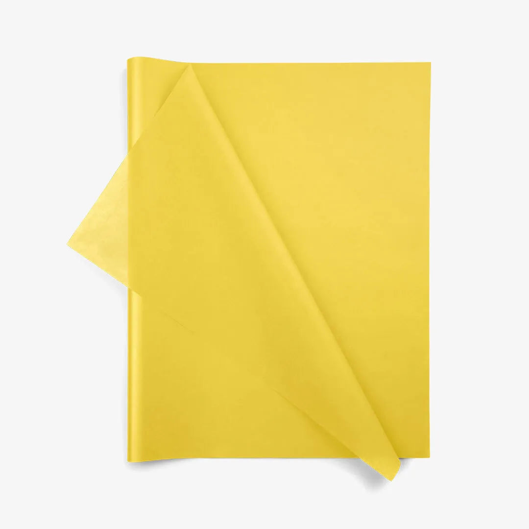 Wax Vloeipapier Geel – 36x50 cm & 50x76 cm: Perfect voor Bloemen!