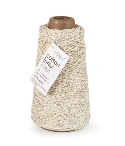 Cotton rope bleached - gold