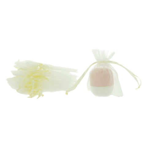Ivoor luxe organza zakjes