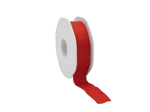 Wired Taffeta Ribbon Red