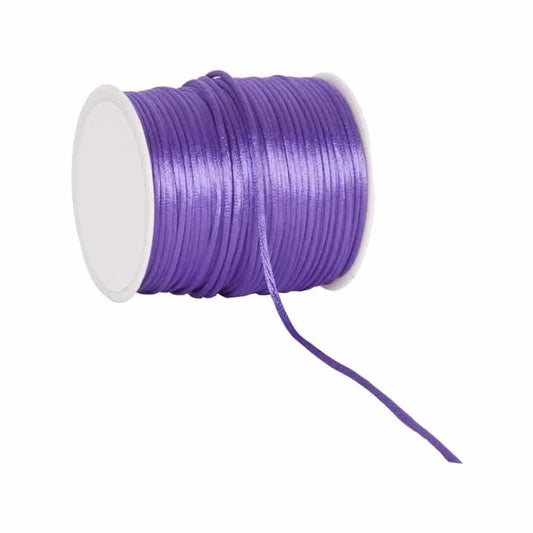 Satin cord Purple