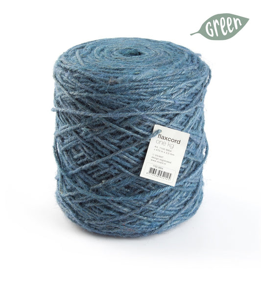 Thick jute rope turquoise for creative projects and decoration