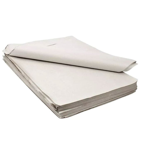 Gebleichtes Seidenpapier - 22 Gramm, wasserfest, farbecht - 25x36 cm, 36x50 cm, 50x75 cm