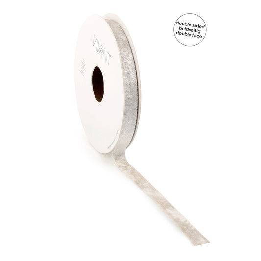 Double Face Velvet Ice Lint Off White - Doppelseitiger Samt - 5 Meter