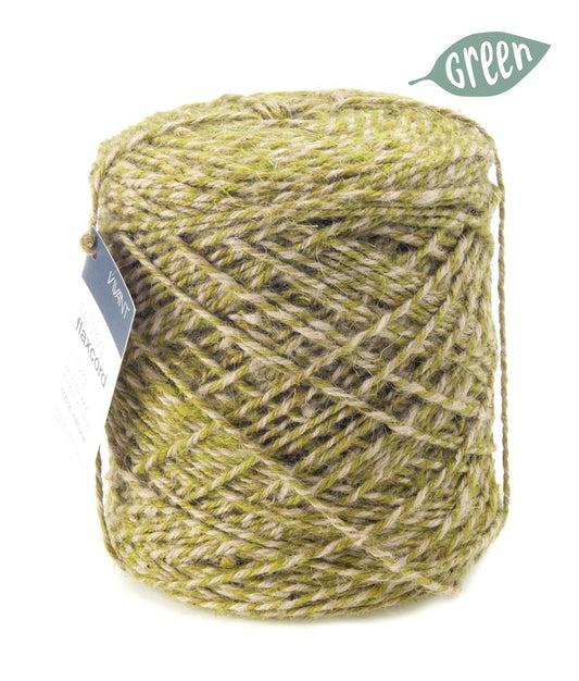 Lime natural jute rope for creative projects and decoration