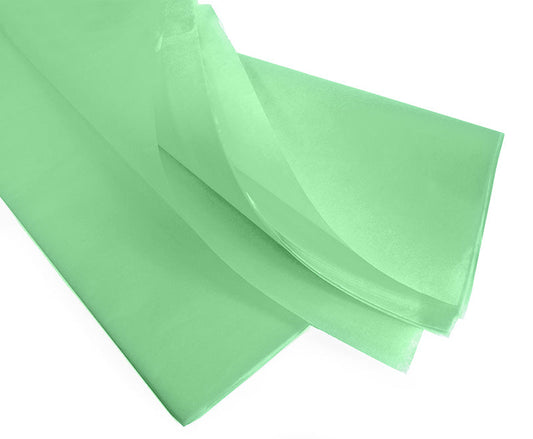 Cool Mint Vloeipapier 25x36 cm, 36x50 cm, 50x75 cm | Watervast en Kleurecht - Kadopapier.net