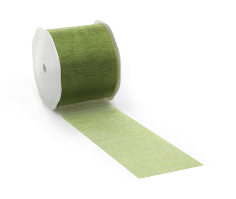 Lime voile lint voor creatieve projecten en decoratie