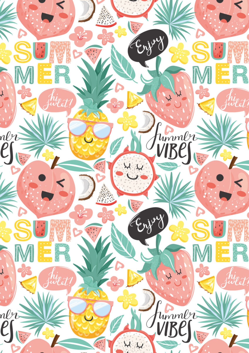 Inpakpapier Summer Vibes 200m