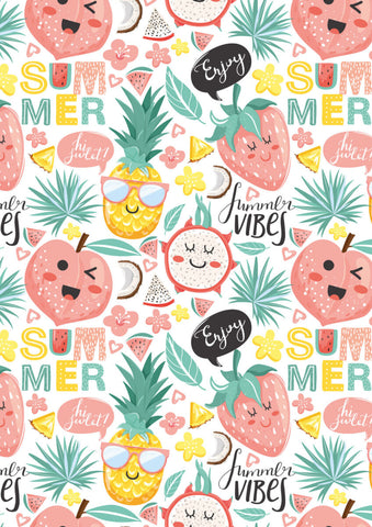 Inpakpapier Summer Vibes 200m
