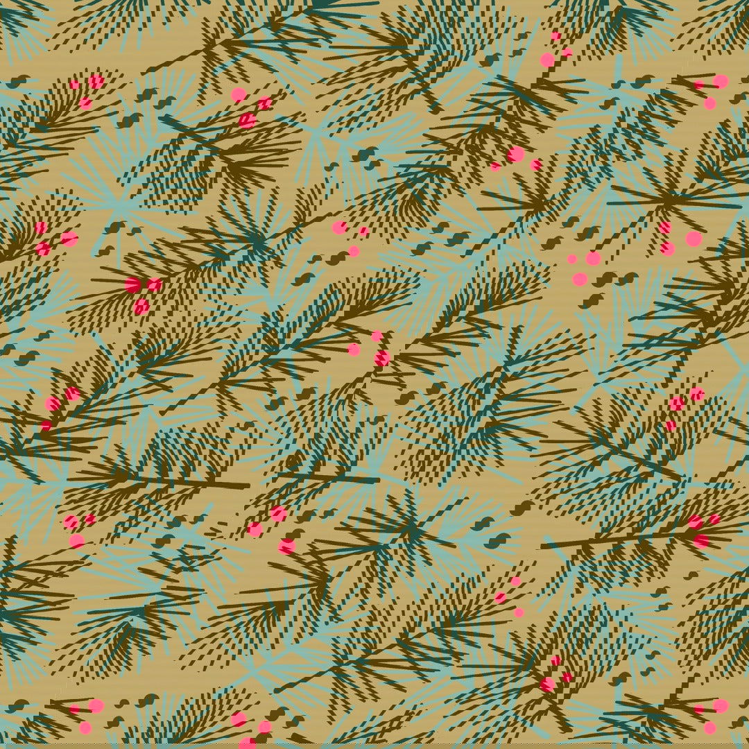 Kerst Inpakpapier Pine - Kadopapier.net