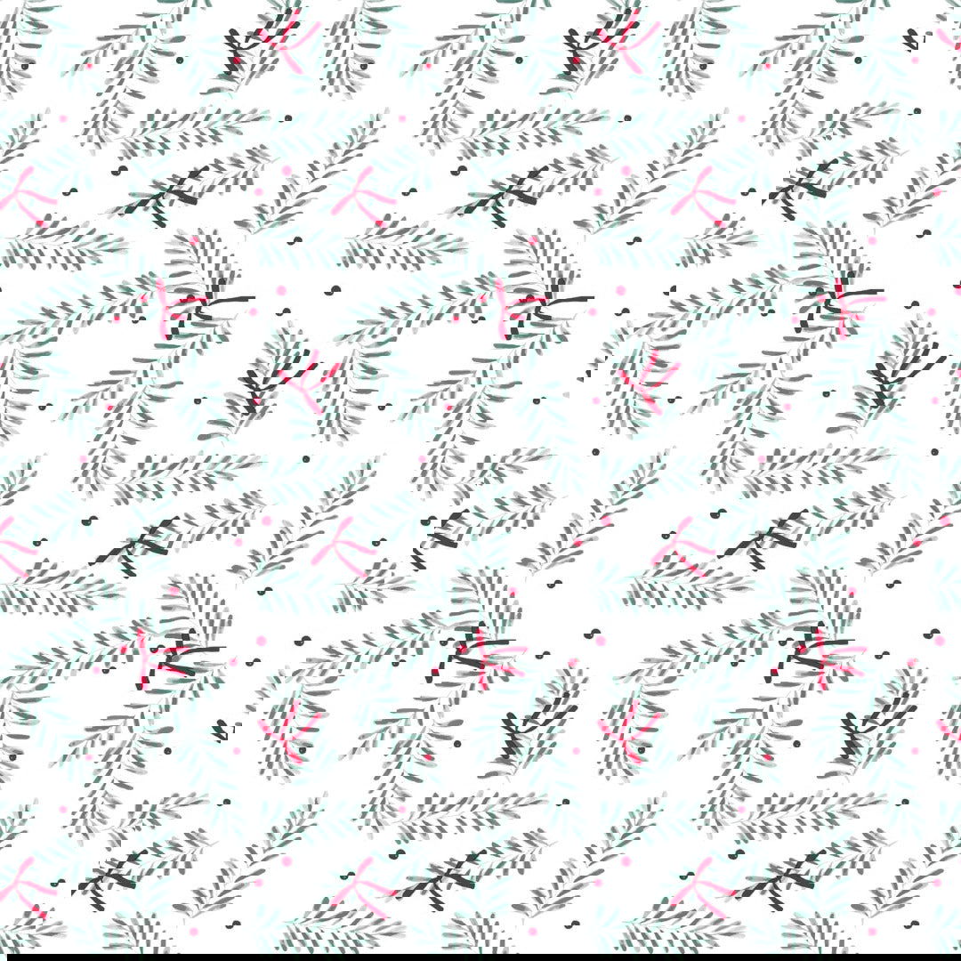 Kerstpapier Pine Luxe - Kadopapier.net