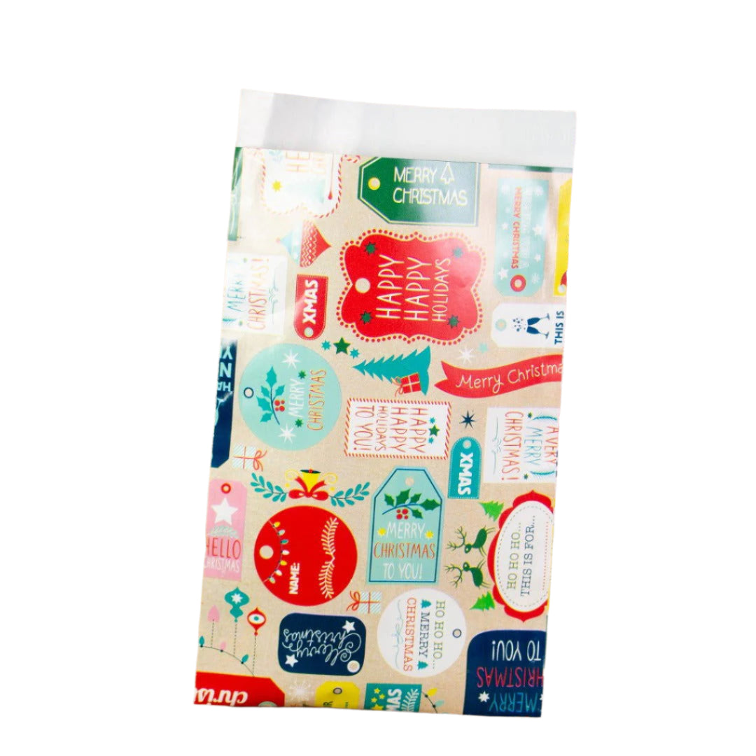 Christmas Gift Bags 12 Stuks Kerst Cadeauzakjes - Kraftpapier Met Leuke Printjes (Kerstman, Pinguïn, Rendier) - 12x8x20 Cm - Voor Snoep & Kleine Cadeautjes Gepersonaliseerde Kerst Zakjes 12 Stuks Christmas Gift Bags 12 Stuks Kerst Cadeauzakjes - Kraftpapier Met Leuke Printjes (Kerstman, Pinguïn, Rendier) - 12x8x20 Cm - Voor Snoep & Kleine Cadeautjes Gepersonaliseerde Kerst Zakjes 12 Stuks