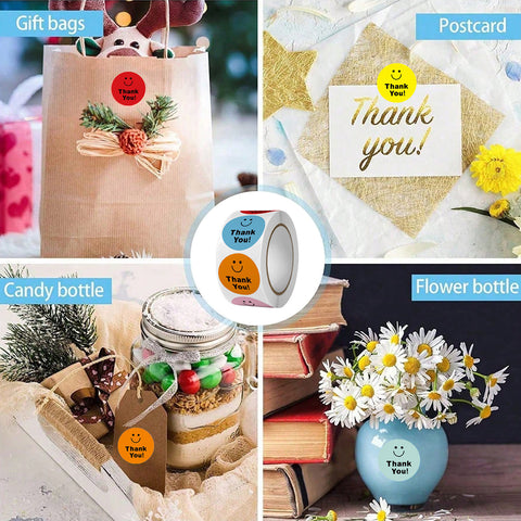 Closing sticker Heart Gold -Sticker-Label-