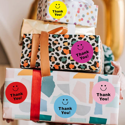 Closing sticker Heart Gold -Sticker-Label-