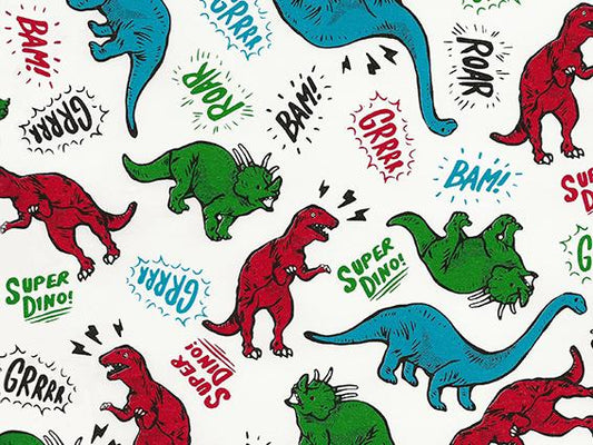 Sheets Wrapping Paper Super Dino | 70*50cm | 2x 250 sheets