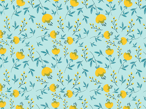 Vellen Inpakpapier Lily of the Valley Green | 70*50cm | 2x 250 vellen