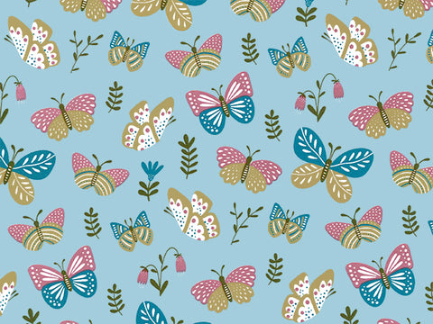 Vellen Inpakpapier Flutter Butterfly | 70*50cm | 2x 250 vellen