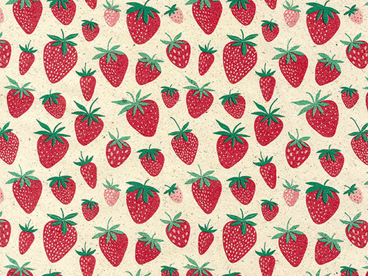 Vellen Inpakpapier Strawberry | 70*50cm | 2x 250 vellen