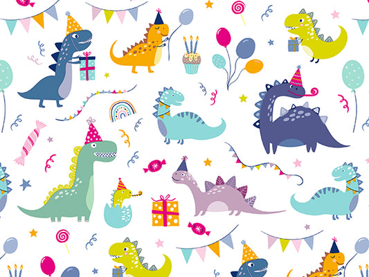 Sheets Wrapping Paper Party Dino | 70*50cm | 2x 250 sheets