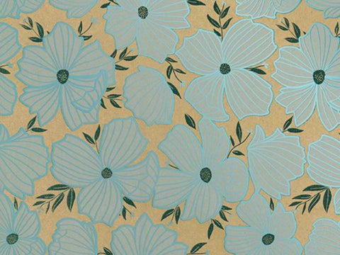 ROSIE FSC Gift Wrapping Paper – Grass/Kraft Set 70x200 cm – 5 Rolls