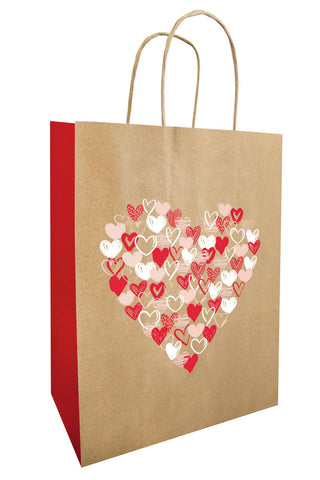 Draagtas My Love – Luxe Cadeautassen van Gerecycled Papier | 50 Stuks