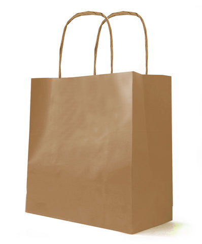 Paper Carrier Bag Natural Kraft – Set of 50