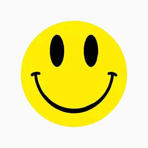 Wish label Smiley -Sticker-Label-