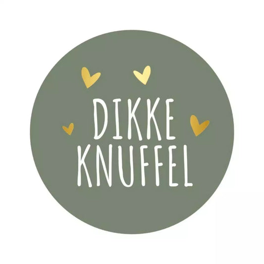 For You! | gold/olive green | 250 pcs. -Sticker-Label-