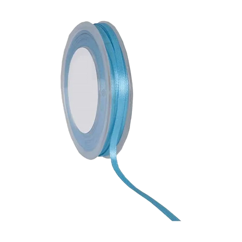 Turquoise Satijnlint 3-38mm / 25-50m - Kadopapier.net