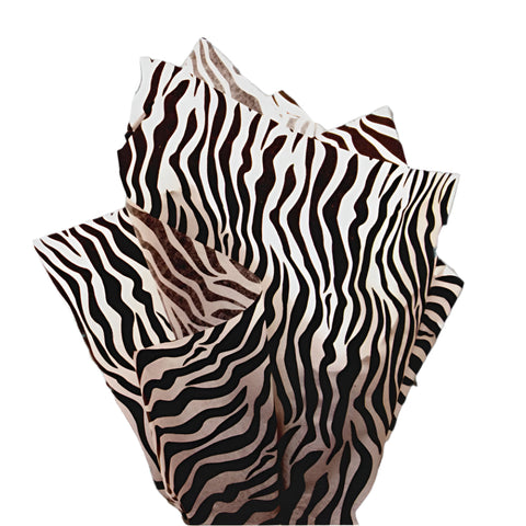 Vloei met Zebraprint - Kadopapier.net