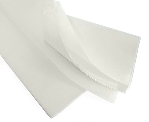 Vloeipapier Gebleekt - 22 grams, Watervast, Kleurecht - 25x36 cm, 36x50 cm, 50x75 cm - Kadopapier.net