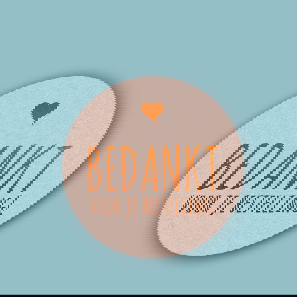 Webshop Etiket Zand XL - Kadopapier.net