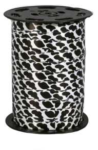 Curling ribbon Panther print &gt; 10 mm x 225 meters