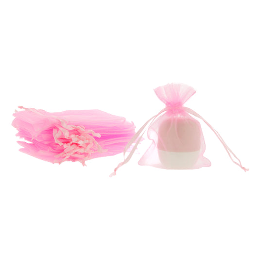 Roze organza zakje