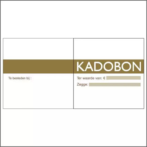 Kadobon Goud