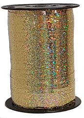 Iridescent Curling Ribbon Hard Pink &gt; 10mm x 250m
