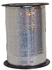 Iridescent Curling Ribbon Hard Pink &gt; 10mm x 250m